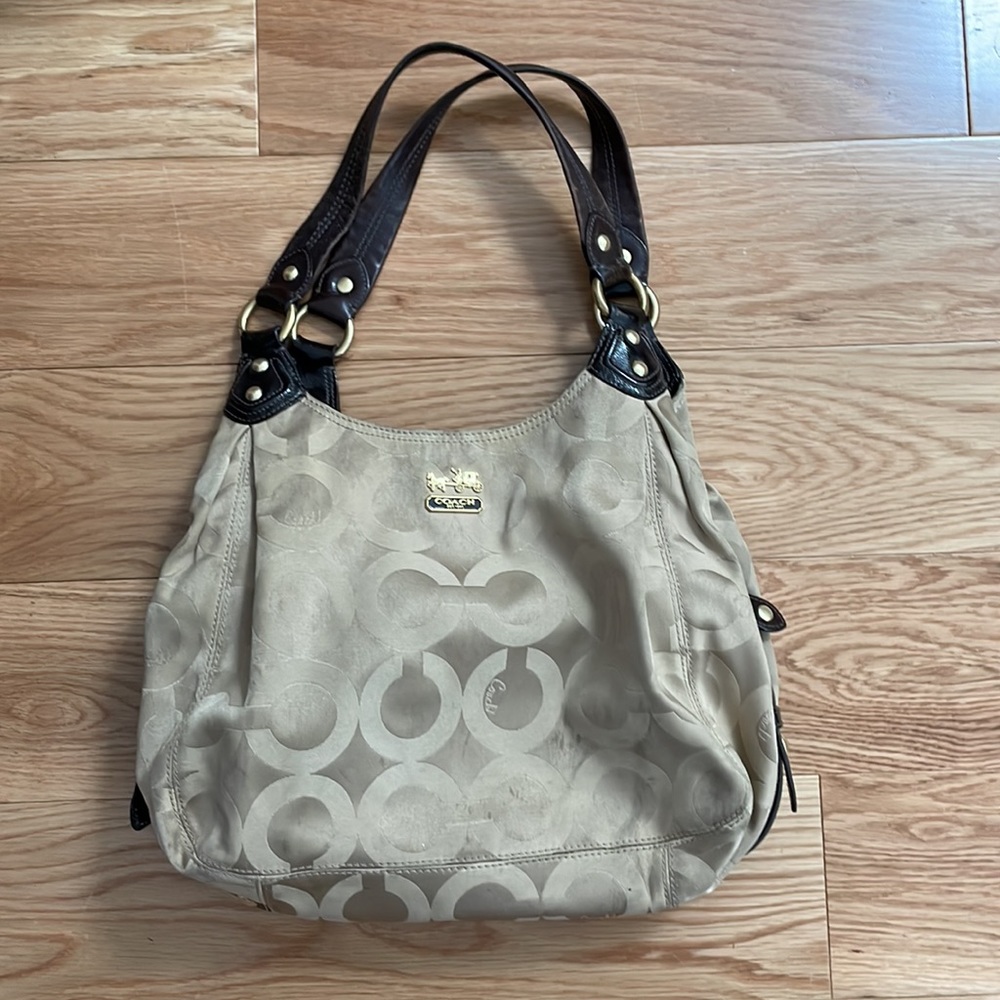 Coach Bag, Leather Handles Gem